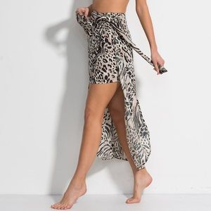 Billabong Sun Safari Beach Coverup Wrap Skirt